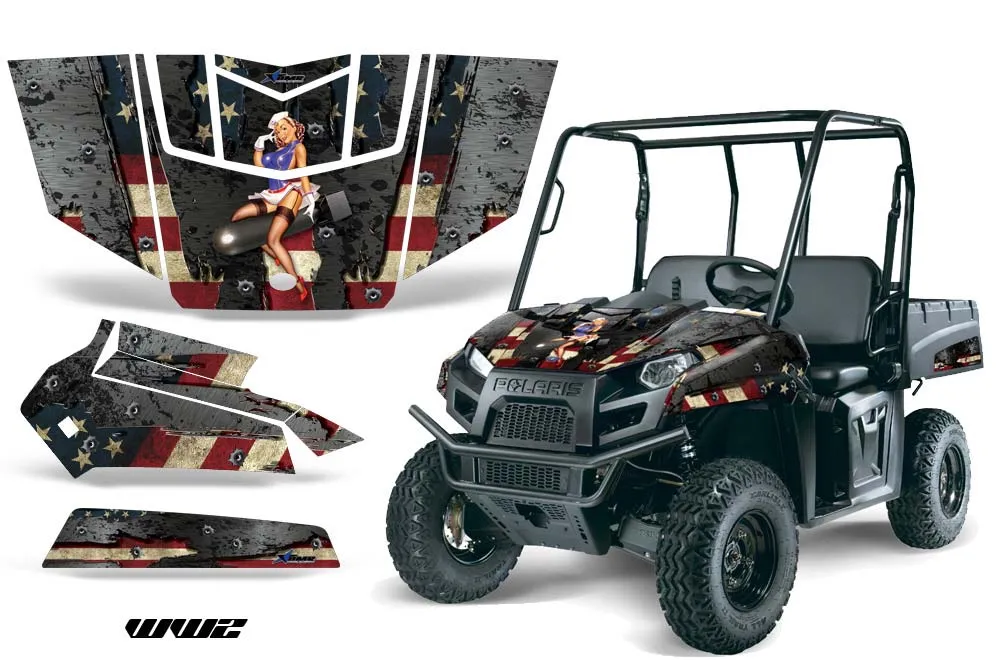 Polaris Ranger EV Electric Custom Graphic Kit - 2009-2015