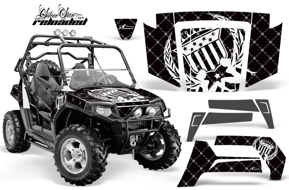Polaris RZR 800 / 800S Graphic Kit - 2006-2010 Reloaded White