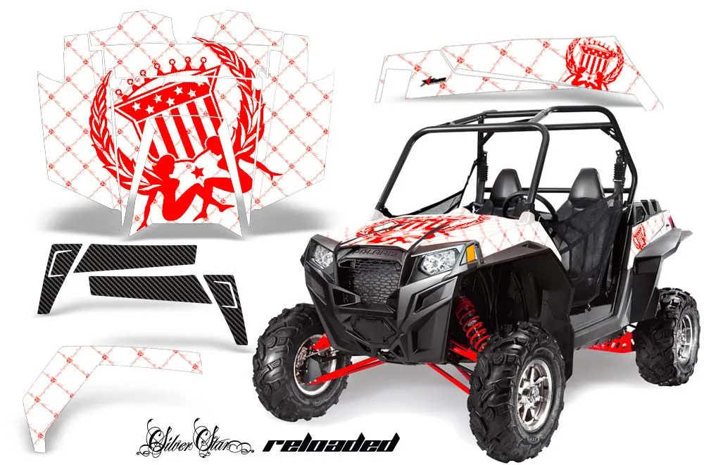 Polaris RZR 900 XP Graphic Kit - 2011-2014 Reloaded Red