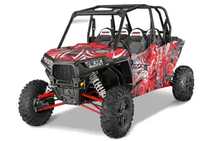Polaris RZR 1000 XP 4 Door Graphic Kit - 2013-2018 Deaden Red