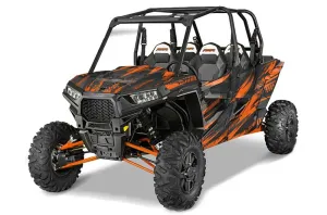 Polaris RZR 1000 XP 4 Door Graphic Kit - 2013-2018 Nuke Orange