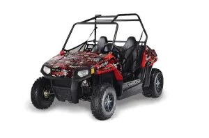 Polaris RZR 170 Graphic Kit - All Years Silverhaze Red