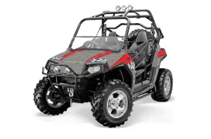 Polaris RZR 800 / 800S Graphic Kit - 2006-2010 Diamond Race Silver