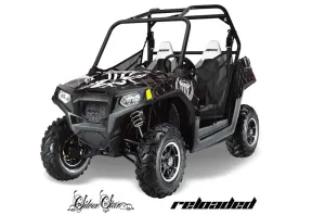 Polaris RZR 800 / 800S Graphic Kit - 2011-2014 Silver Star - Reloaded Black