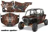 Polaris RZR 1000 XP 4 Door Graphic Kit - 2013-2018 Widow Maker Orange