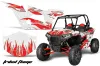 Polaris RZR 1000 XP 2 Door Graphic Kit - 2013-2018 Tribal Flame Red
