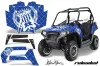 Polaris RZR 800 / 800S Graphic Kit - 2011-2014 Silver Star - Reloaded Blue
