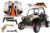 Polaris RZR 900 XP Graphic Kit - 2011-2014 Carbon X Orange