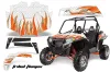 Polaris RZR 900 XP Graphic Kit - 2011-2014 Tribal Flames Orange