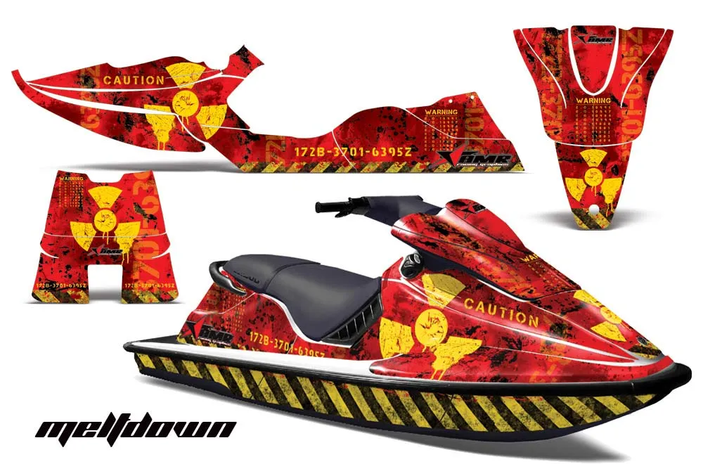 Sea Doo XP Bombardier Custom Custom Graphic Kit - 1994-1996