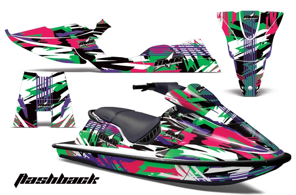 Sea Doo XP Bombardier Jet Ski Graphic Kit - 1994-1996 Flashback