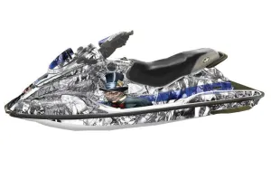 Sea Doo Bombardier GSX Jet Ski Graphic Kit - 1996-1999 Mad Hatter Blue