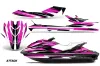 Sea Doo GTI / GTR / GTS Sitdown Jet Ski Graphic Kit - 2011-2019 Attack Pink