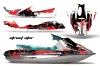 Sea Doo Bombardier GTS Jet Ski Graphic Kit - 1992-1997 Street Star Red