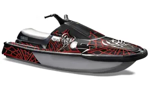 Yamaha Wave Runner 3 Jet Ski Graphic Kit - 1991-1996 Widow Maker Red