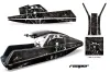 Yamaha Superjet Square Nose Jet Ski Graphic Kit - All Years Reaper Black