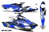 Yamaha Wave Blaster Jet Ski Graphic Kit - 1993-1996 Street Star Blue