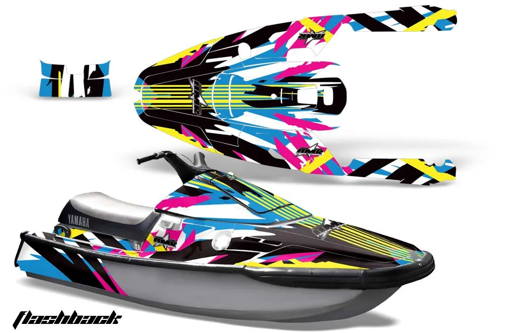 Yamaha Wave Runner 3 Jet Ski Graphic Kit - 1991-1996 Flashback
