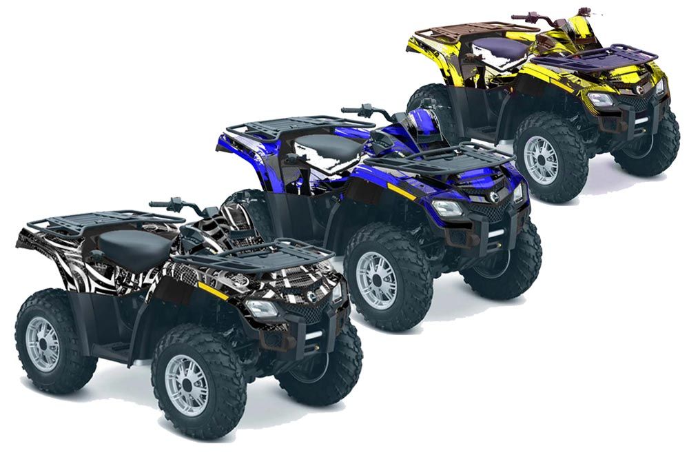 Can Am Outlander EFI 500 / 650 ATV Custom Graphic Kit - 2012-2015