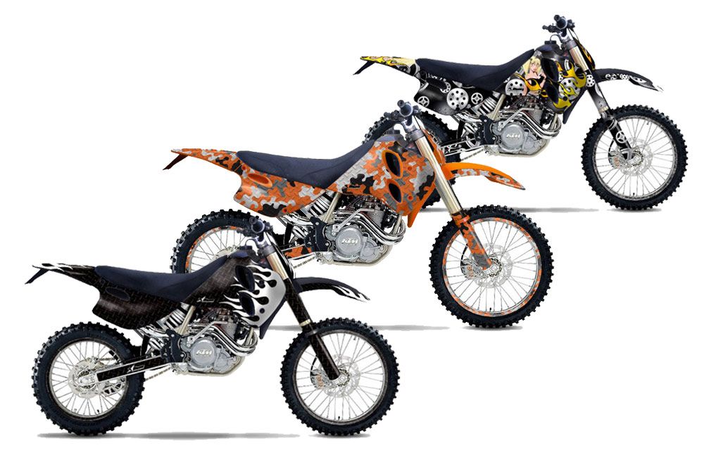 KTM C0 SX 4 Stroke Dirt Bike Custom Graphic Kit - 1993-1997