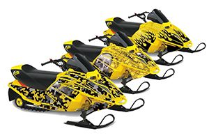 Ski Doo Mini Z Sled Graphic Kit