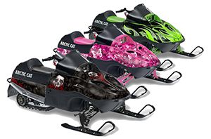 Arctic Cat 120 Sno Pro Youth Sled Custom Graphic Kit - All Years