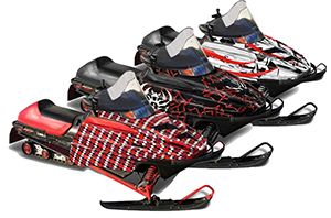 Polaris 700XC / 800XCR / 600 RMK Sled Graphic Kit