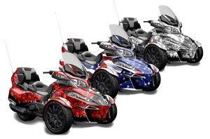 Can Am BRP (RTS) Spyder w/ Trim Kit Graphic Kit
