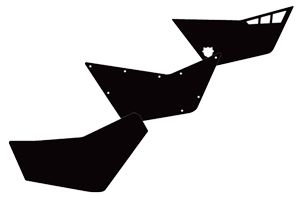 Arctic Cat Wildcat 1000 2 Door Graphics Kit