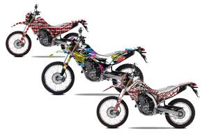 Honda CRF250 M Enduro Dirt Bike Graphic Kit