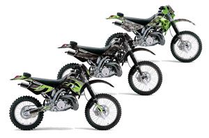 Kawasaki KDX220 Dirt Bike Graphic Kit