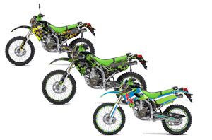 Kawasaki KLX250 Dirt Bike Graphic Kit