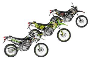 Kawasaki KLX250 Enduro Dirt Bike Graphic Kit
