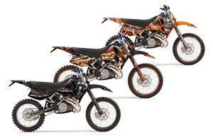 KTM C6 XC 2 Stroke Dirt Bike Graphic Kit