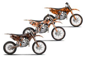 KTM SX 85 Dirt Bike Custom Graphic Kit - 2013-2015