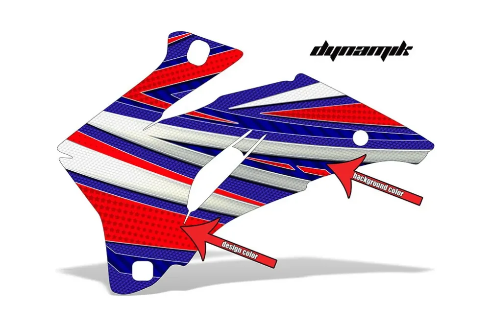 Dynamik design shown on a set of graphic panels