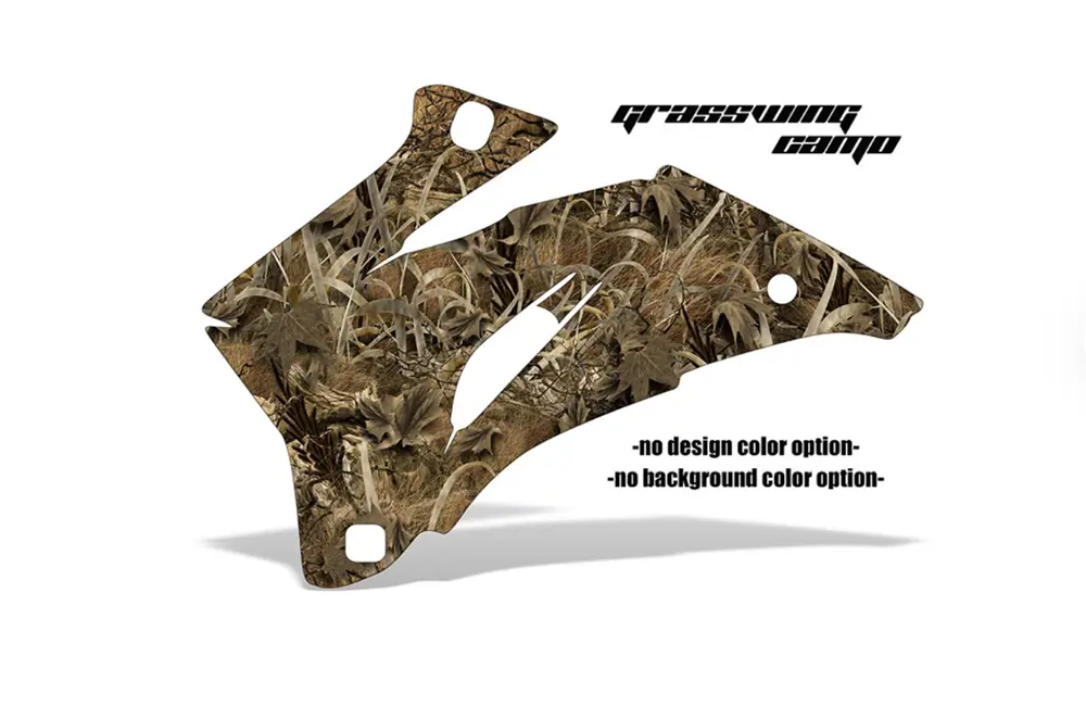 Grasswing Camo design shown on a set of graphic panels