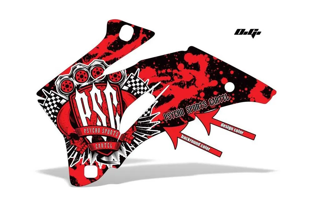 PSC - O.G. design shown on a set of graphic panels