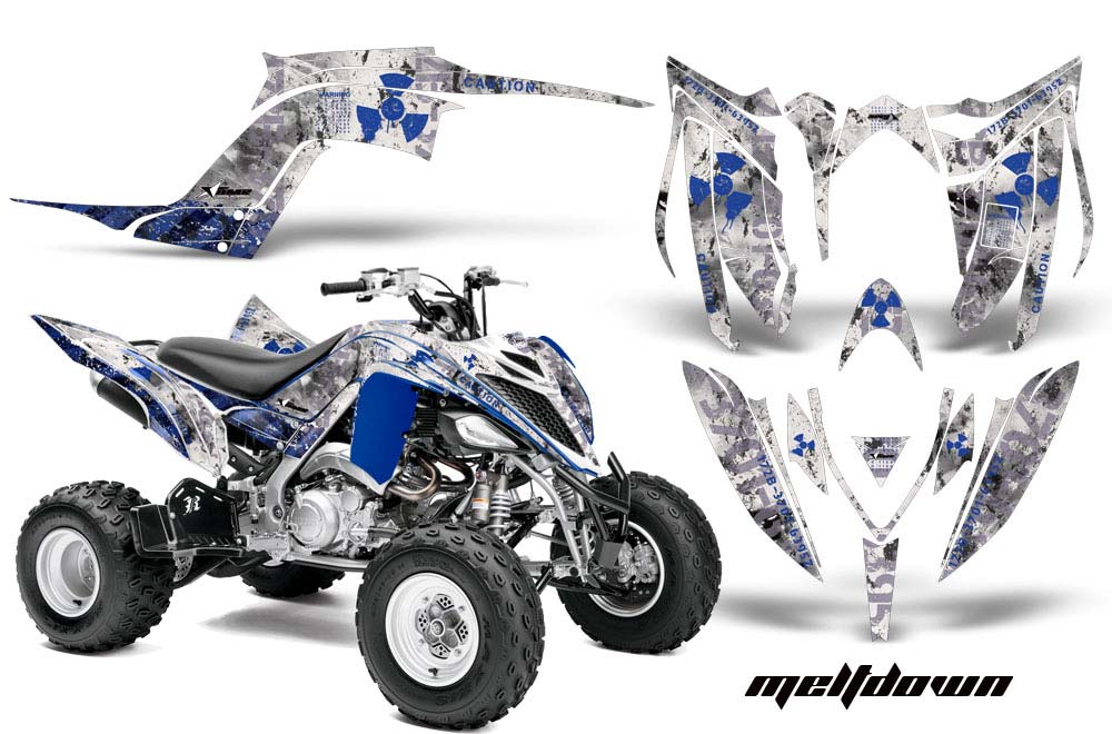 Yamaha Raptor 700 ATV Graphic Kit - 2006-2012 Meltdown Blue