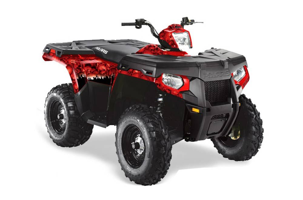 Polaris Sportsman 800 / 500 ATV Graphic Kit - 2011-2015 Reaper Red