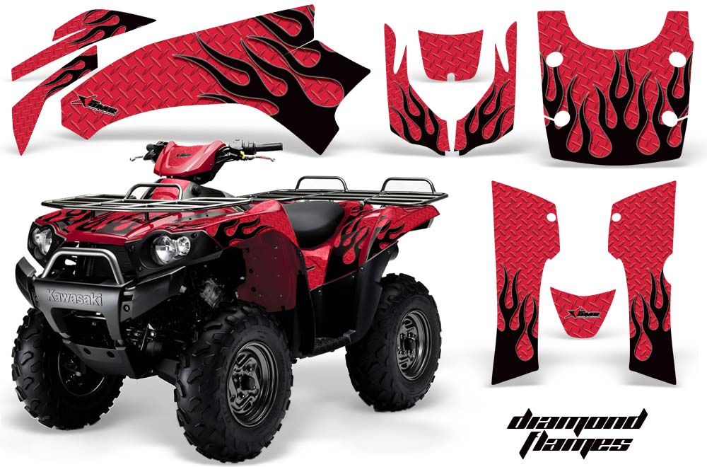 Kawasaki Brute Force 750 / 750i ATV Custom Graphic Kit - 2005-2011