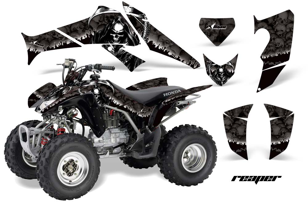Honda TRX 250EX / 250R / 250X ATV Graphic Kit - 2006-2018 Reaper Black