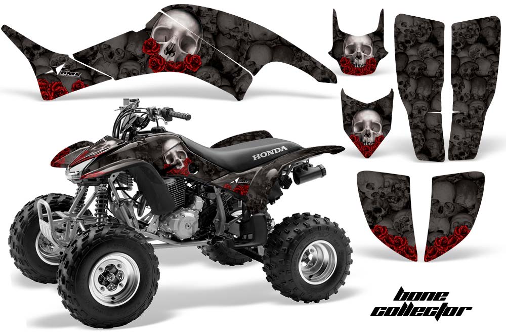 Honda TRX 400EX ATV Graphic Kit - 1999-2007 Bone Collector Black