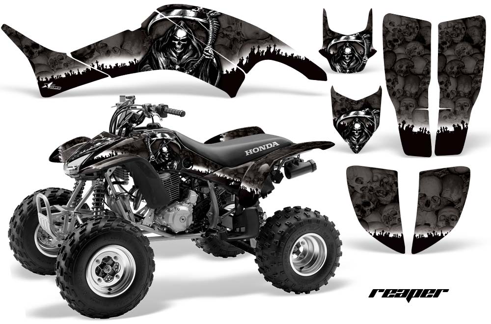 Honda TRX 400EX ATV Graphic Kit - 1999-2007 Reaper Black