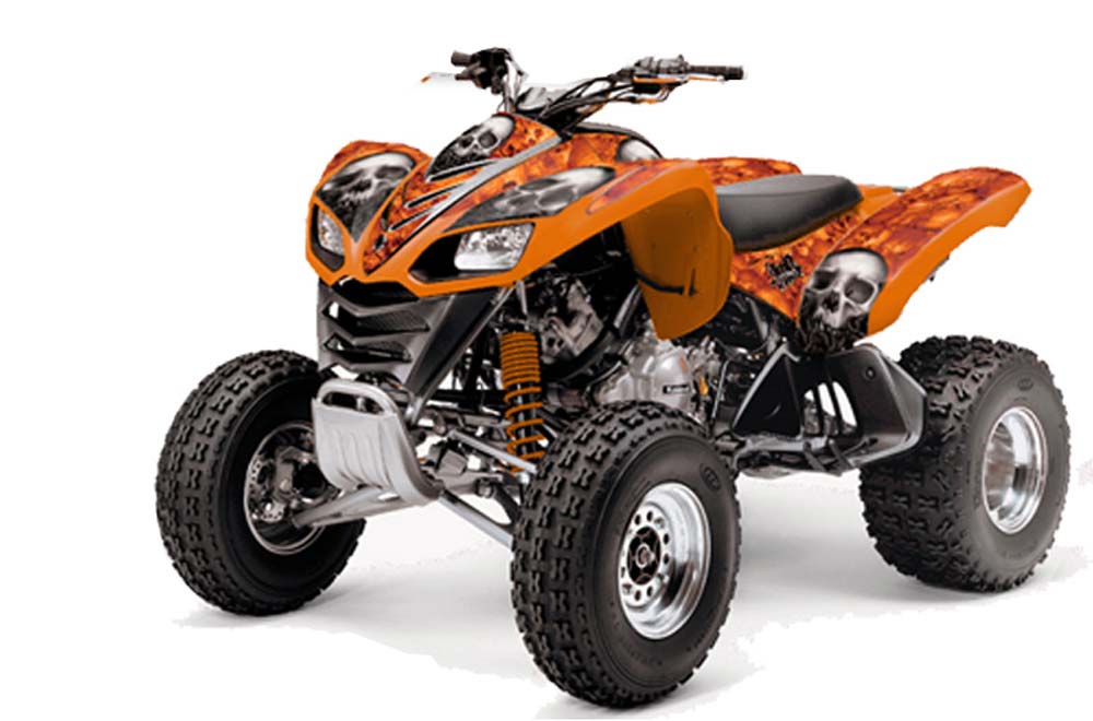 Kawasaki KFX 700 ATV Graphic Kit - 2004-2009 Bone Collector