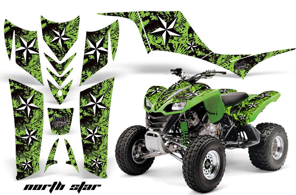 Kawasaki KFX 700 ATV Custom Graphic Kit - 2004-2009