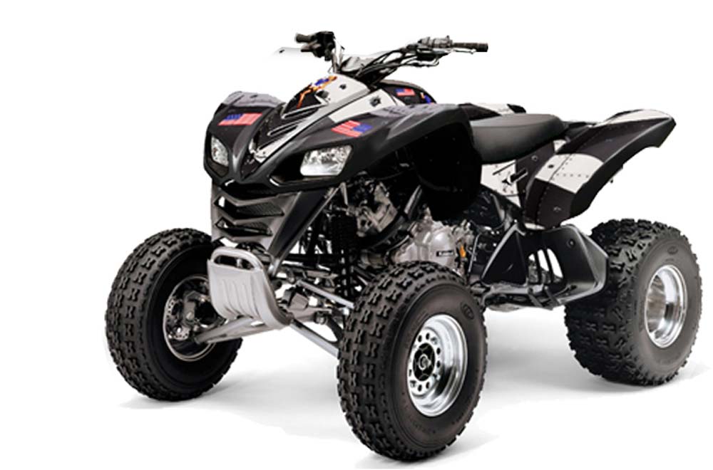 Kawasaki KFX 700 ATV Graphic Kit - 2004-2009 T Bomber Black