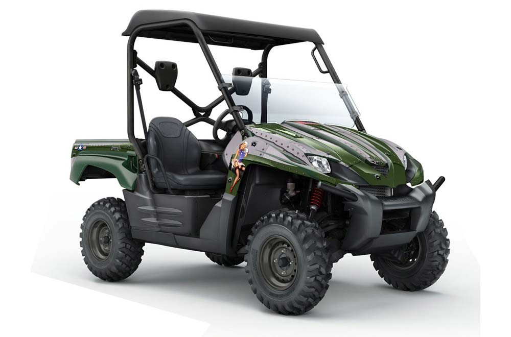 Kawasaki Teryx 750 Graphic Kit - 2007-2009 T Bomber Green