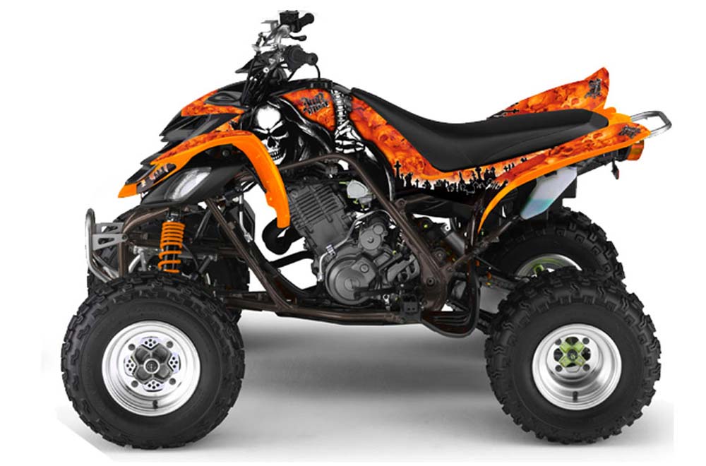 Yamaha Raptor 660 ATV Graphic Kit - 2001-2005 Reaper Green