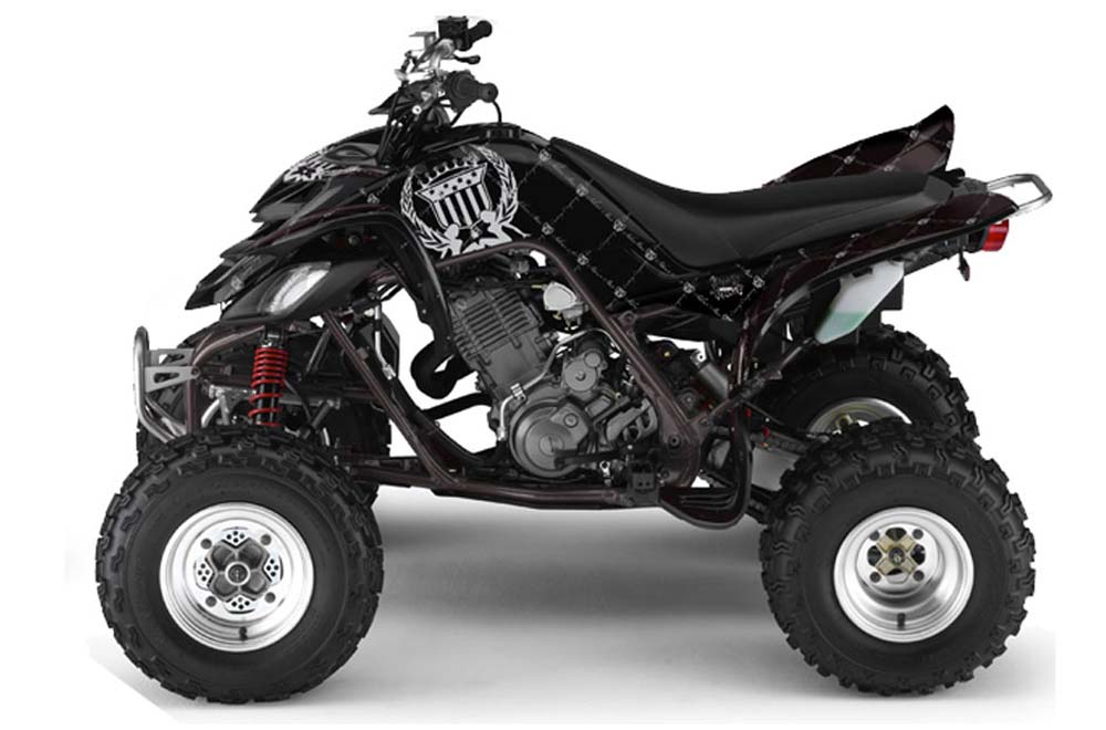Yamaha Raptor 660 ATV Graphic Kit - 2001-2005 Silver Star - Reloaded Silver